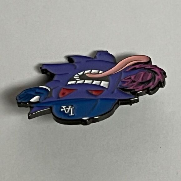 LA Dodgers Gengar Pokemon Hat Pins Streetwear Hats Bag Baseball Fitted New Era - Picture 4 of 9